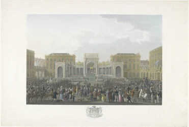 Krönung von Wilhelm I. in Brüssel am 21. September 1815