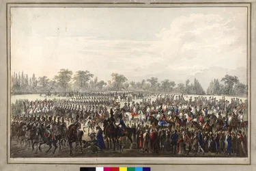 Parade während des Wiener Kongresses