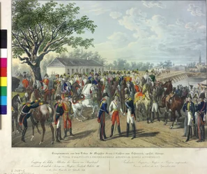 Empfang der alliierten Monarchen in Wien 1814