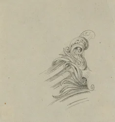 Brunnenanlage im Pfirsichgarten des Oberen Belvederes (Detail)