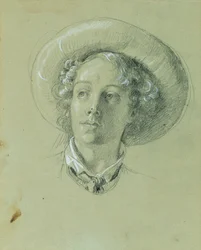 Studie zu "Hermann und Dorothea im Weinberg"