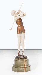 Golfer im Badeanzug, ca. 1925