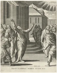 Christus betet zu Gott