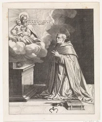 Heiliger Hyazinth betet Maria mit dem Christuskind an