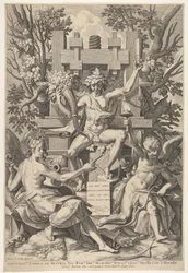 Bacchus, Musik, Amor, 1575-1600