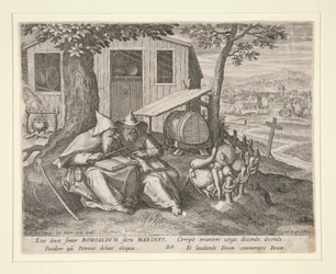 Heilige Romualdus und Marinus (aus Oraculum Anachoreticum, 20)