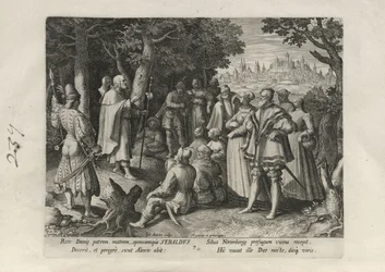 Sebaldus, Tafel 7 von 25 aus der Serie Trophaeum Vitae Solitariae (Männliche Einsiedler)
