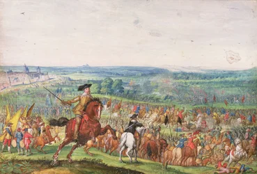 König Gustav Adolf in der Schlacht bei Lützen