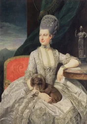 Erzherzogin Maria Christine Habsburg-Lothringen (1742-98), Tochter von Kaiserin Maria Theresia von Österreich (1717-80) und Kaiser Franz I. von Österreich (1742-98)
