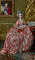 Porträt der Erzherzogin Maria Amalia von Österreich, Herzogin von Parma, ca. 1778