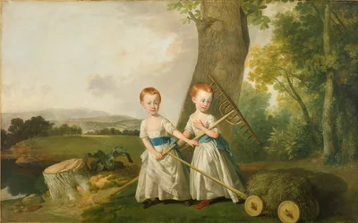 Die Blunt Kinder, um 1766-80