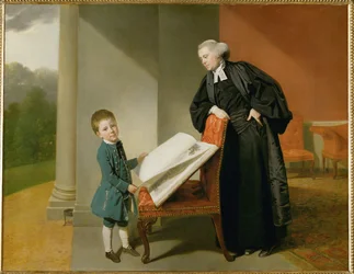 Der Reverend Randall Burroughs und sein Sohn Ellis