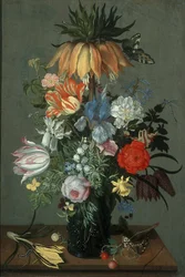 Blumenstillleben mit Kaiserkrone, 1626