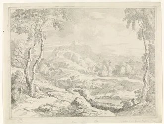 Landschaft mit Hirten