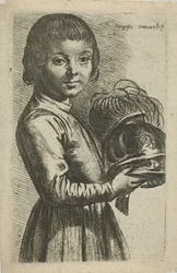 Junge mit Helm
