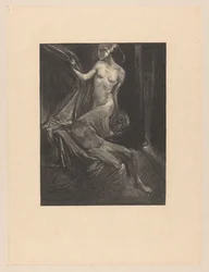 Judith mit dem Kopf und Körper von Holofernes