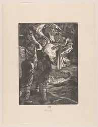 Macbeth und Banquo treffen die drei Hexen