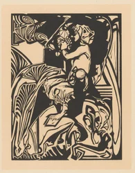 Satyr mit Traube