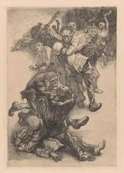 Kämpfende Monster