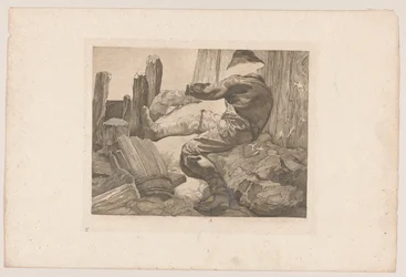 Schuftender Arbeiter