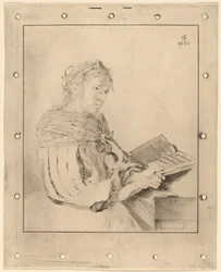 Junges Mädchen am Klavier, 1767