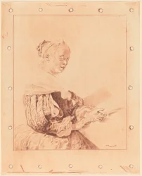Junges Mädchen am Klavier, 1767