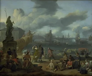 Südlicher Hafen zwischen Felsen
