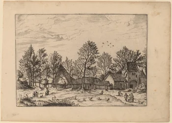 Bauernhof mit Tor