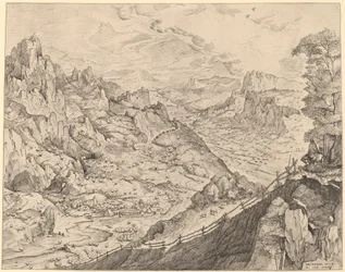 Große Alpenlandschaft