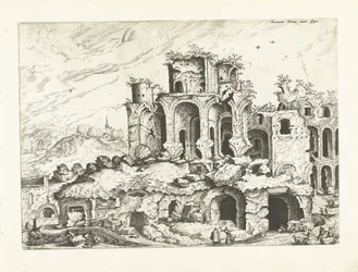 Dritte Ansicht der Ruinen des Palatin