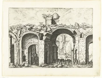 Zweites Gesicht auf die Thermen von Diokletian