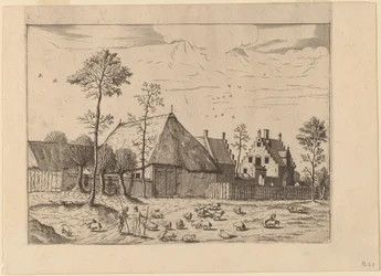 Schuppen mit Hütte