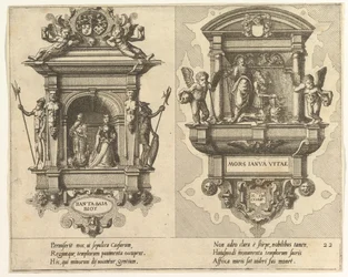 Cœnotaphiorum 22, 1563. Schöpfer: Johannes van Doetecum I, Lucas van Doetecum