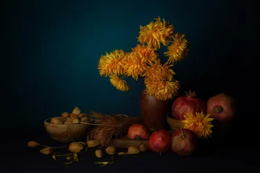 Herbstblumen Stillleben