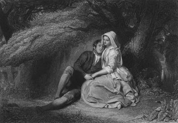 Illustration für Die Samstagabend des Landmanns von Robert Burns, Vers IX