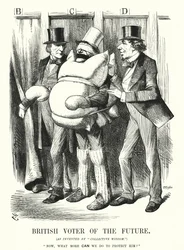 Punch-Karikatur: Britischer Wähler der Zukunft