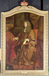 Anthony Ashley Cooper, 1. Earl of Shaftesbury in der Robe des Lordkanzlers, ca. 1672