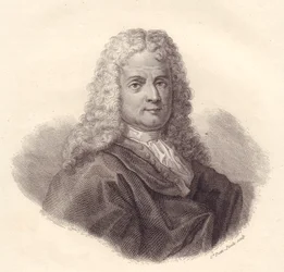 Porträt des italienischen Mathematikers Jacopo Riccati (1676-1754), Kupferstich von Caterina Piotti-Pirola