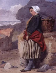 Ein Boulogne-Fischermädchen
