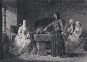 Illustration für The Pirate von Sir Walter Scott
