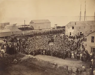 Nationaler Kongregationalistenrat am Plymouth Rock, 22. Juni 1865.
