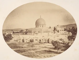 Jerusalem, Ort des Tempels auf dem Berg Moriah, 1857