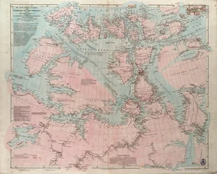 Die arktischen Küsten Amerikas von der Baffin Bay bis zum Cape Bathurst, die von den Offizieren der verschiedenen britischen Expeditionen zwischen 1818 und 1859 erkundet wurden
