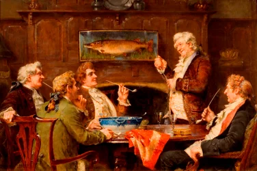 Wie der alte Gutsherr den großen Hecht fing