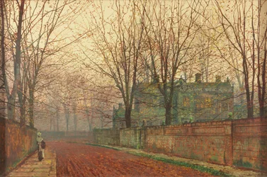 Novembermorgen, Knostrop Hall, Leeds
