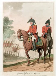 Generaloffizier und sein Adjutant