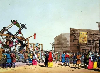 Katcheli, vom Künstler geätzt, veröffentlicht 1804 (Farblitho)