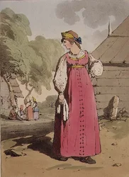 Bauernmädchen, Platte 27 aus Band I von 