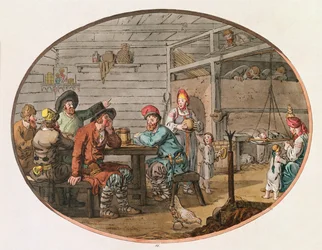 Russische Bauernhütte, 1798