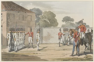 Soldaten beim Drill, 1807